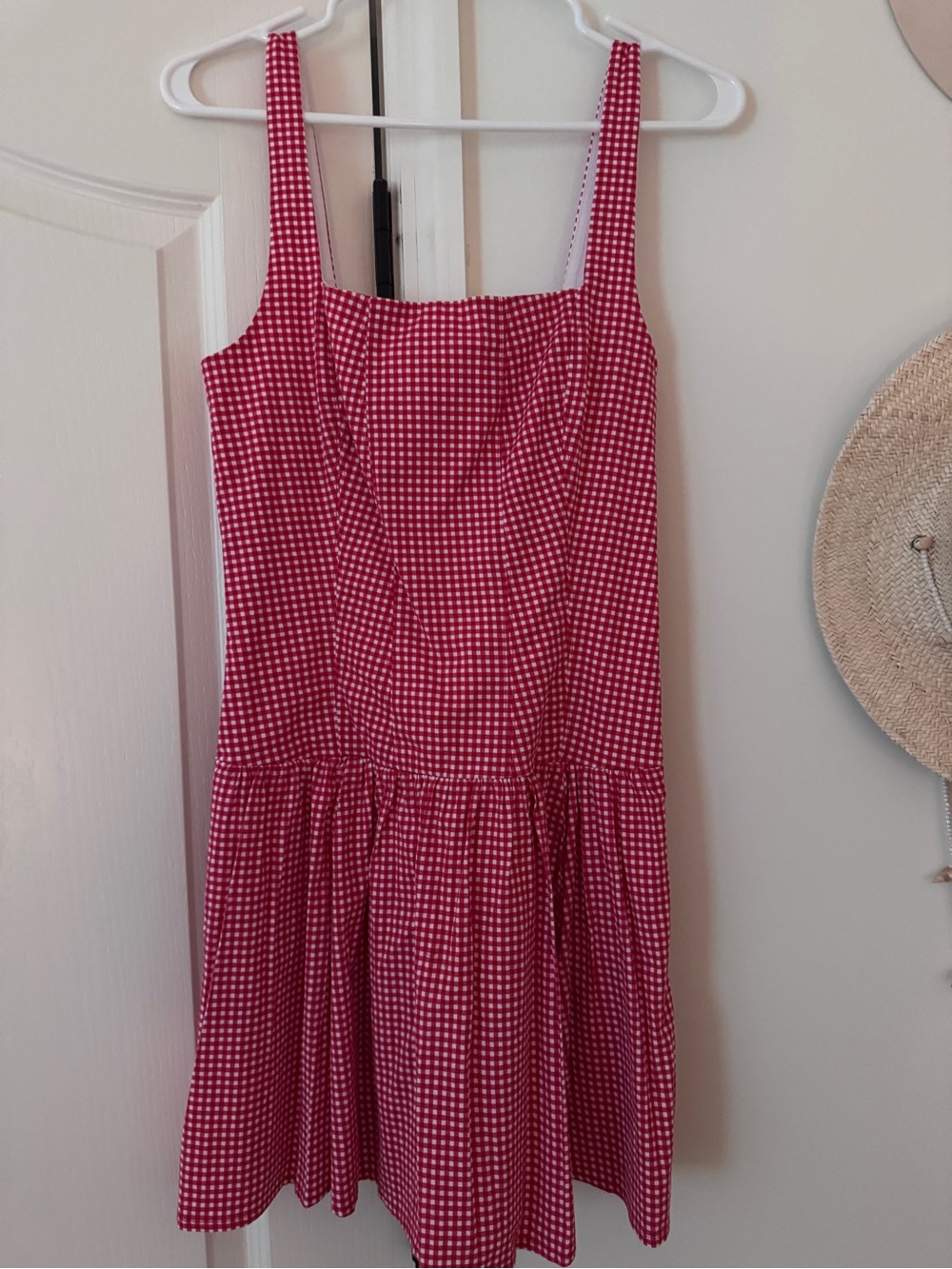 Abercrombie & Fitch Red and White Gingham Dress